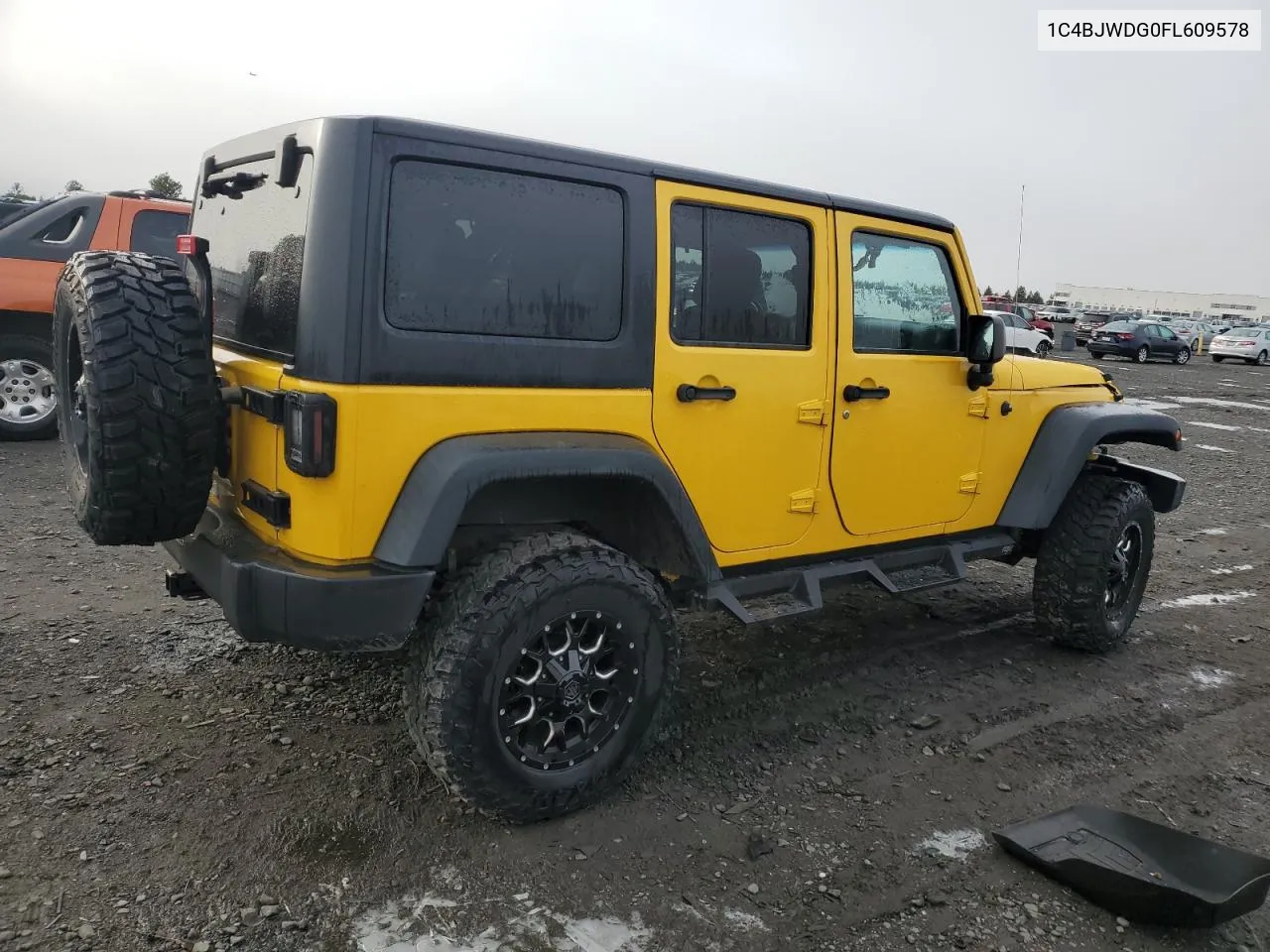 2015 Jeep Wrangler Unlimited Sport VIN: 1C4BJWDG0FL609578 Lot: 81382974