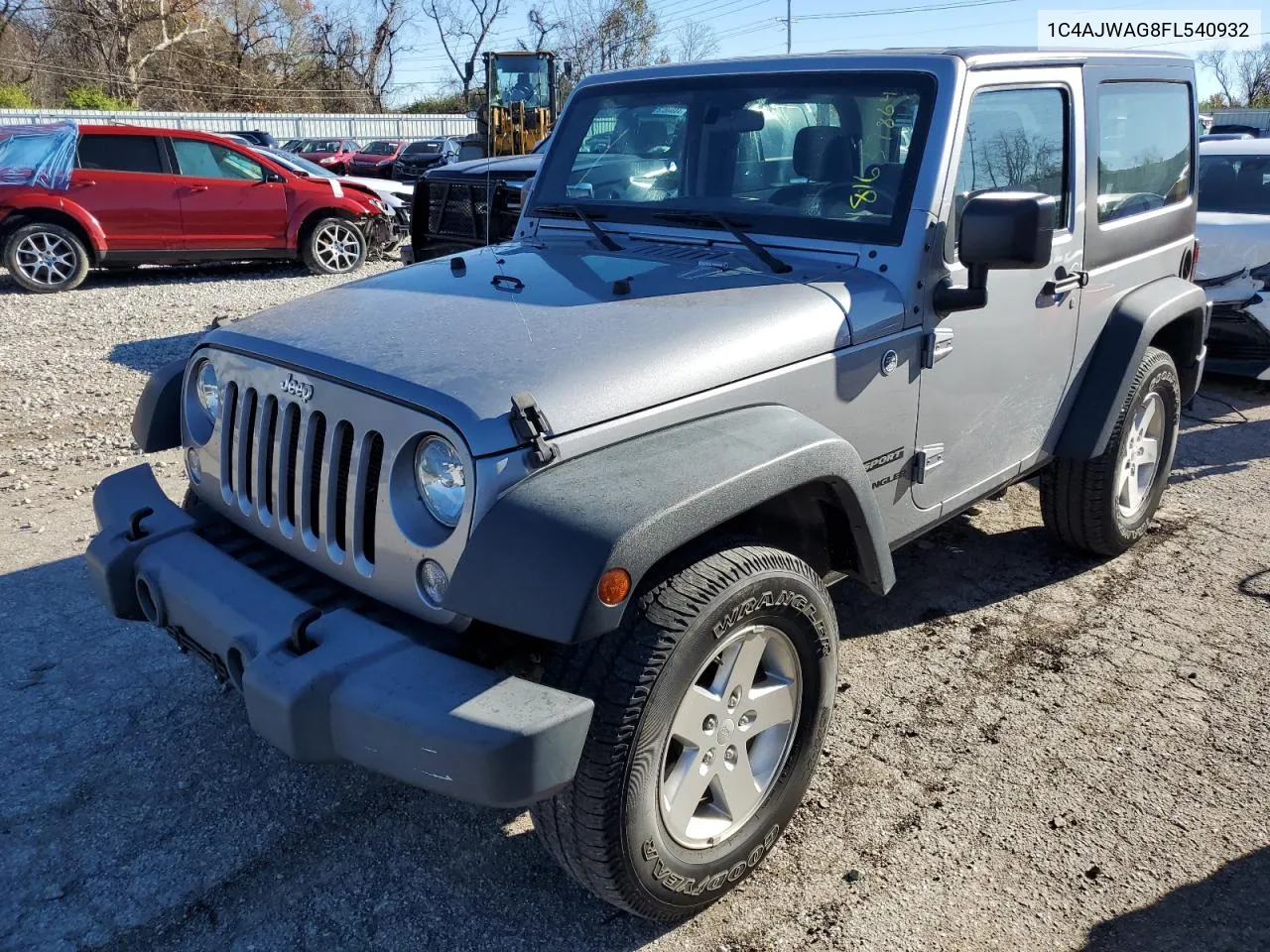 2015 Jeep Wrangler Sport VIN: 1C4AJWAG8FL540932 Lot: 81637864