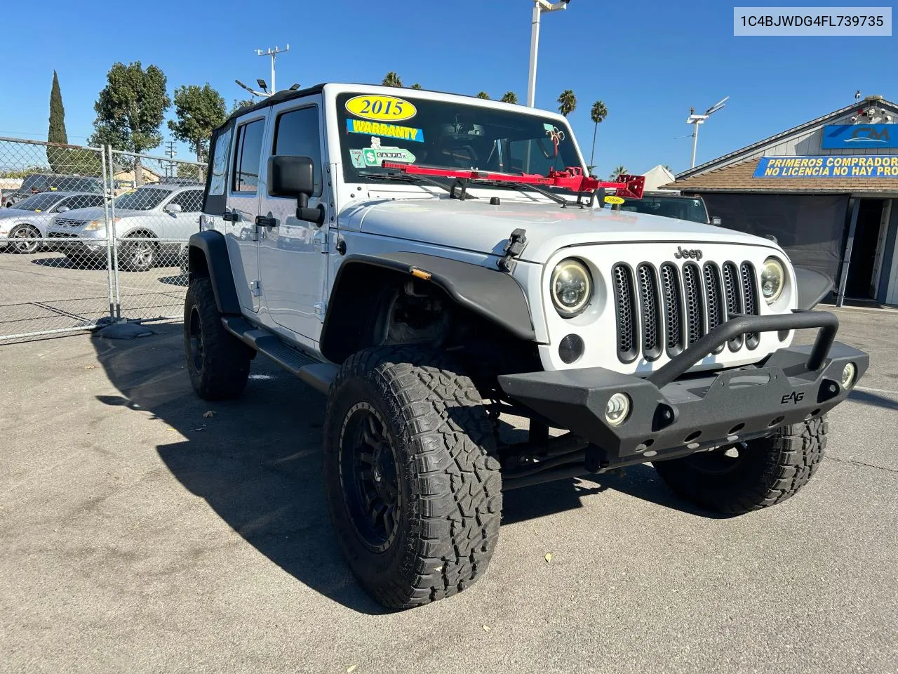 2015 Jeep Wrangler Unlimited Sport VIN: 1C4BJWDG4FL739735 Lot: 82006854