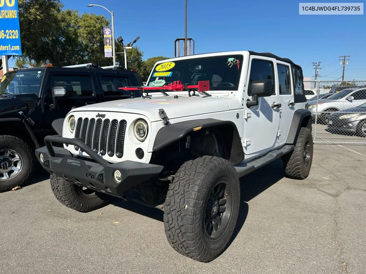 2015 Jeep Wrangler Unlimited Sport VIN: 1C4BJWDG4FL739735 Lot: 82006854