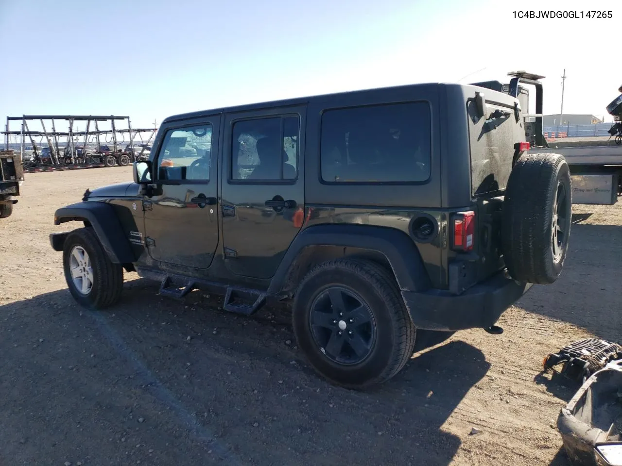 2016 Jeep Wrangler Unlimited Sport VIN: 1C4BJWDG0GL147265 Lot: 49641364