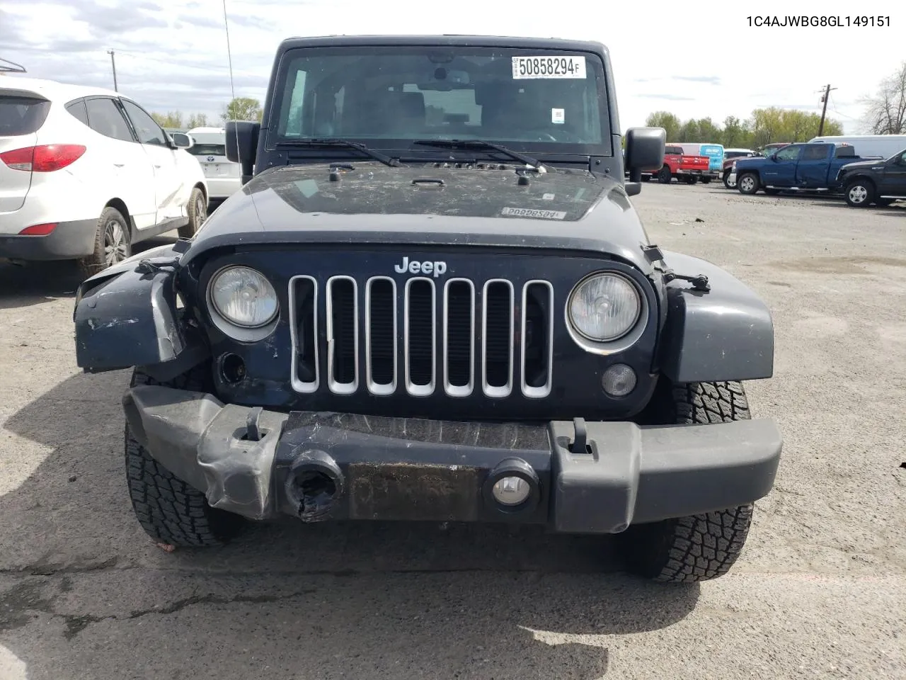 2016 Jeep Wrangler Sahara VIN: 1C4AJWBG8GL149151 Lot: 50858294