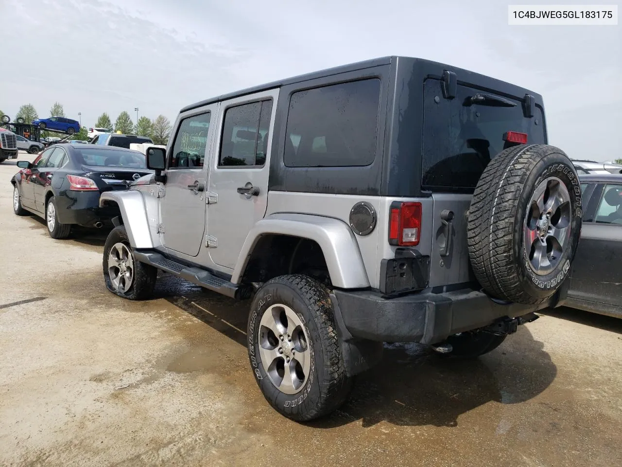 2016 Jeep Wrangler Unlimited Sahara VIN: 1C4BJWEG5GL183175 Lot: 51924004