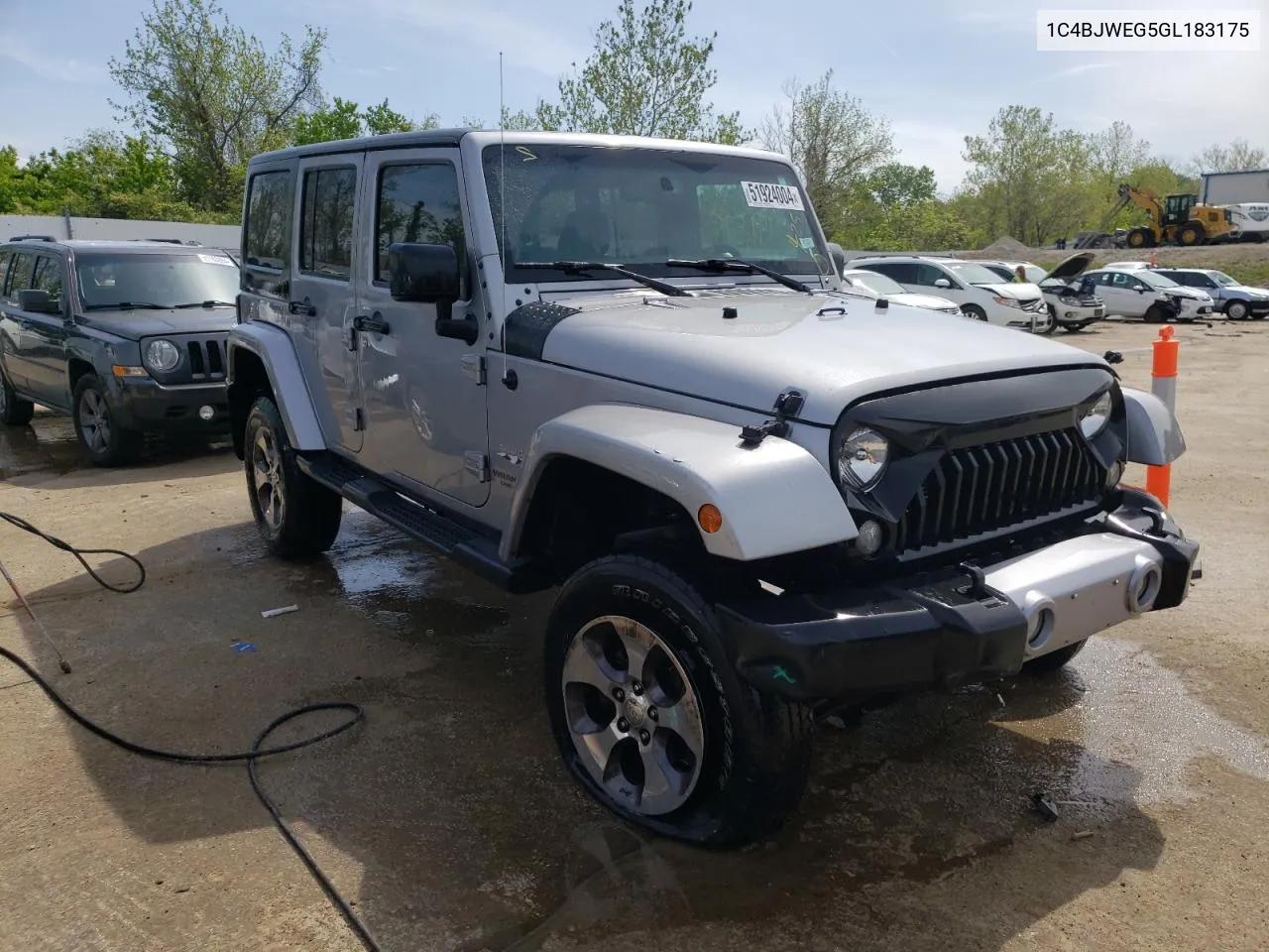 2016 Jeep Wrangler Unlimited Sahara VIN: 1C4BJWEG5GL183175 Lot: 51924004