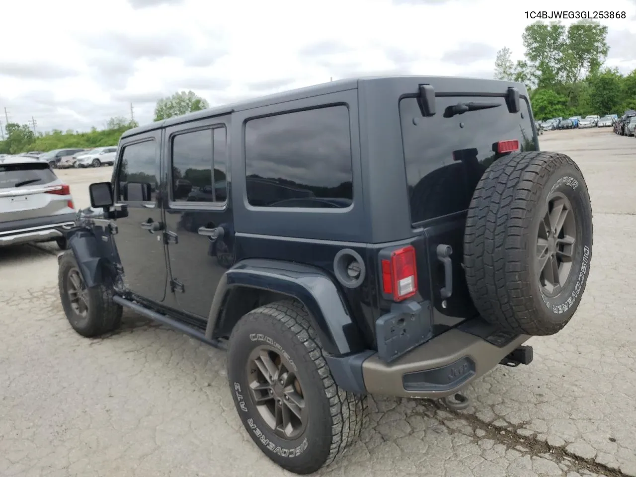 2016 Jeep Wrangler Unlimited Sahara VIN: 1C4BJWEG3GL253868 Lot: 53704164