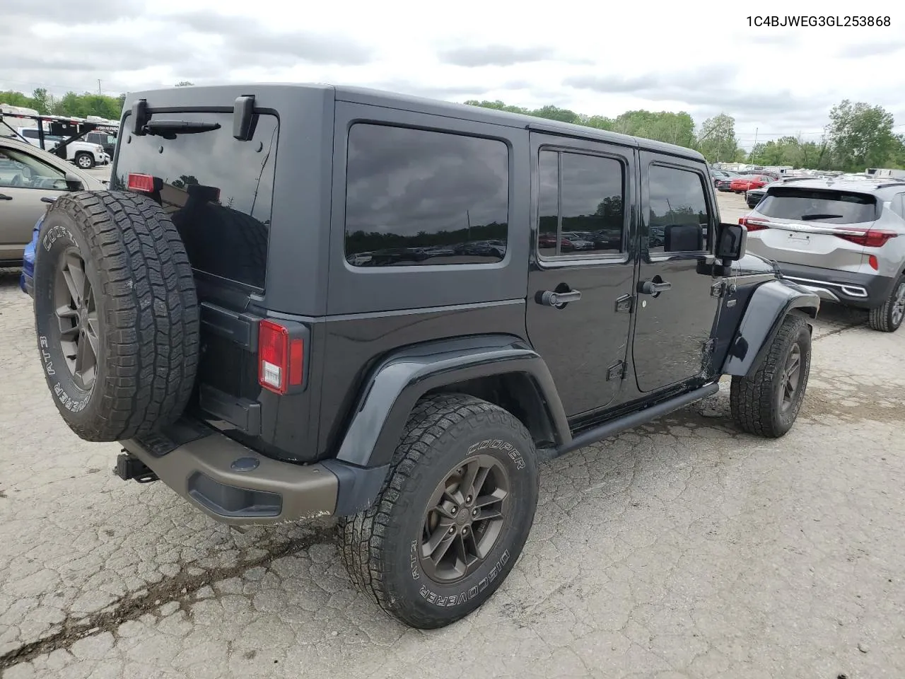 2016 Jeep Wrangler Unlimited Sahara VIN: 1C4BJWEG3GL253868 Lot: 53704164