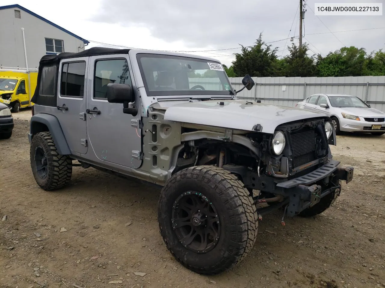 1C4BJWDG0GL227133 2016 Jeep Wrangler Unlimited Sport