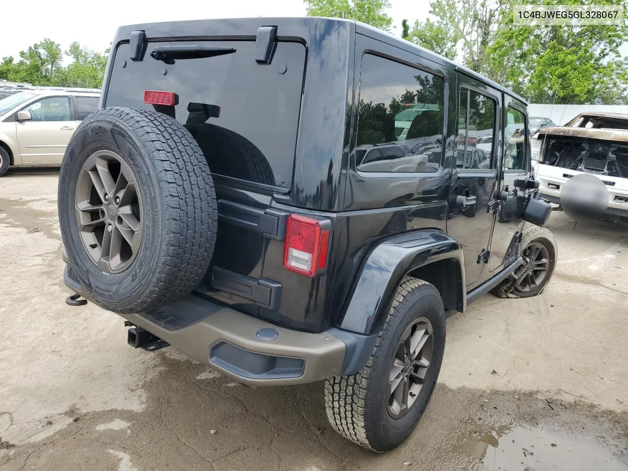 2016 Jeep Wrangler Unlimited Sahara VIN: 1C4BJWEG5GL328067 Lot: 54805244