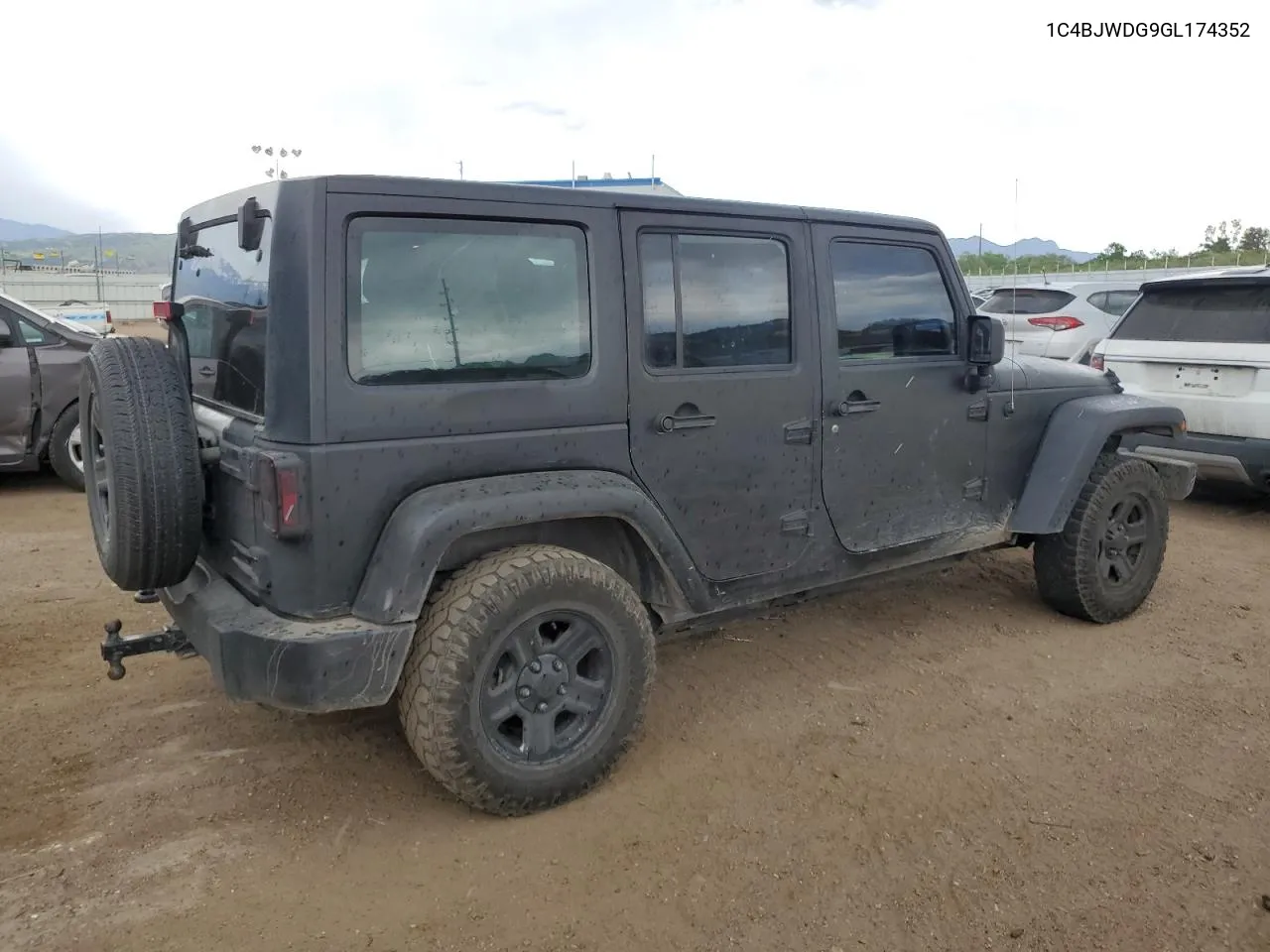 2016 Jeep Wrangler Unlimited Sport VIN: 1C4BJWDG9GL174352 Lot: 56416704