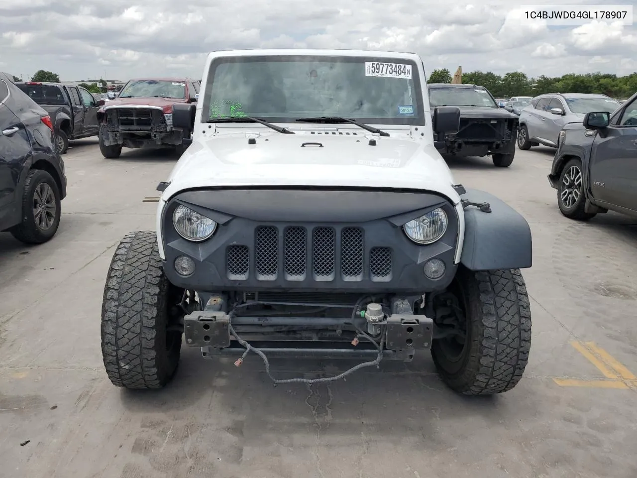 1C4BJWDG4GL178907 2016 Jeep Wrangler Unlimited Sport