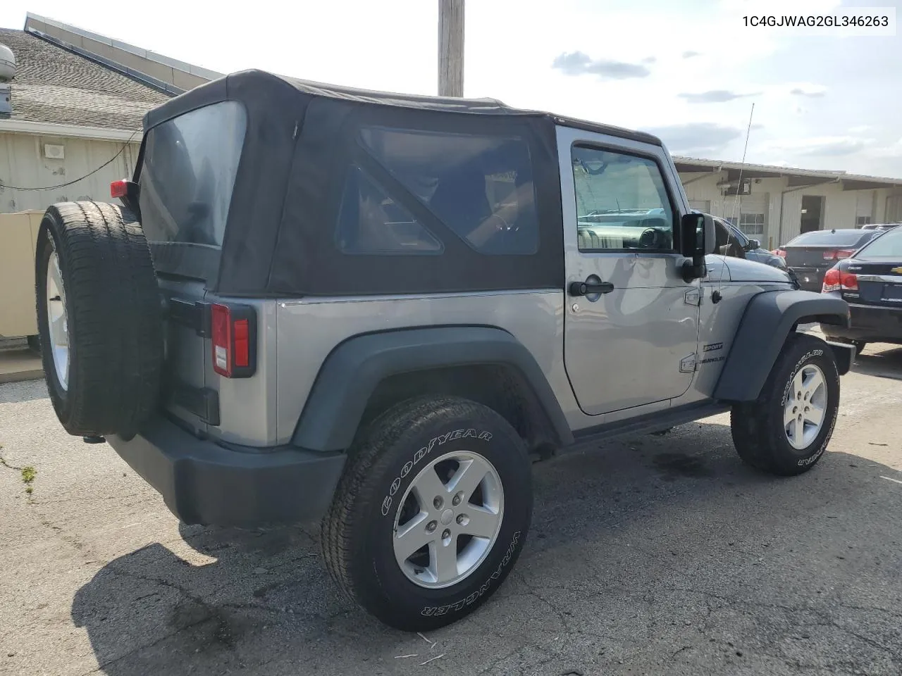 1C4GJWAG2GL346263 2016 Jeep Wrangler Sport