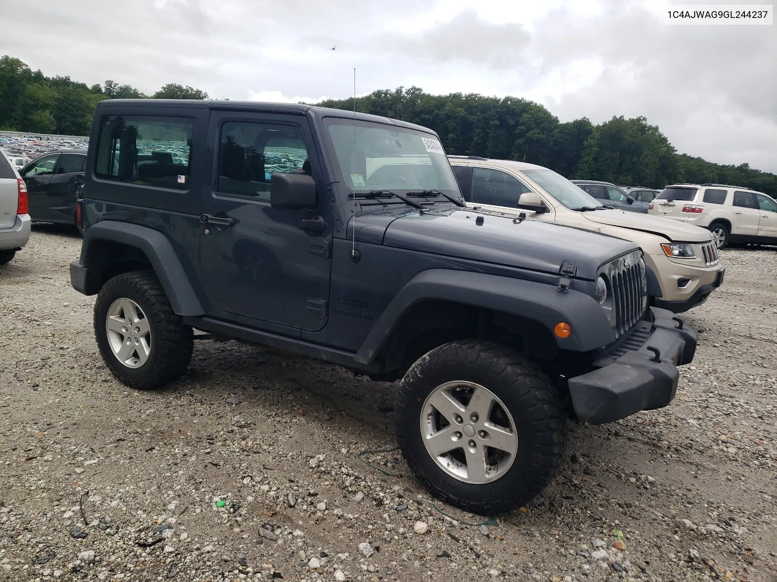 2016 Jeep Wrangler Sport VIN: 1C4AJWAG9GL244237 Lot: 64243044