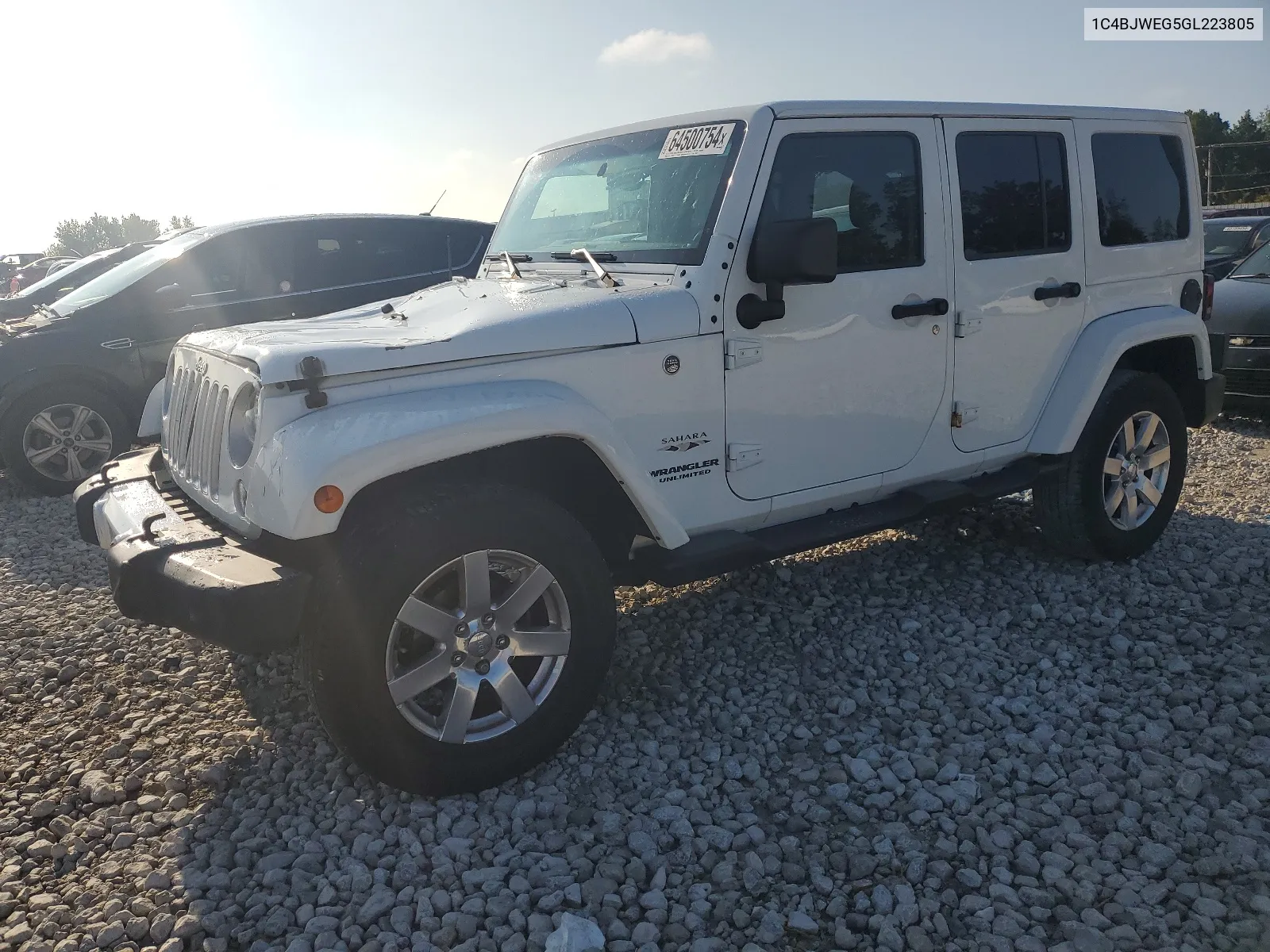 2016 Jeep Wrangler Unlimited Sahara VIN: 1C4BJWEG5GL223805 Lot: 64500754