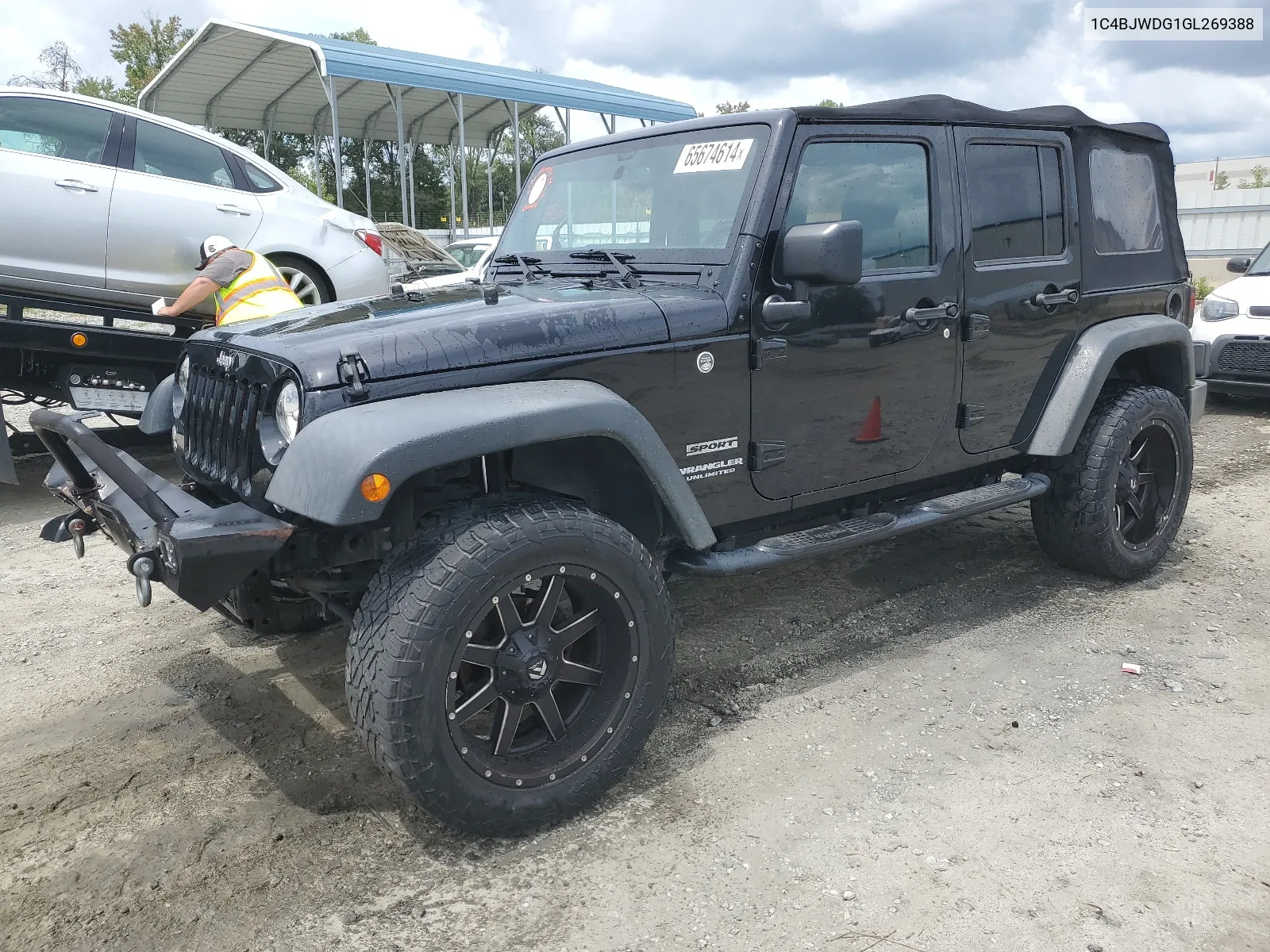 1C4BJWDG1GL269388 2016 Jeep Wrangler Unlimited Sport