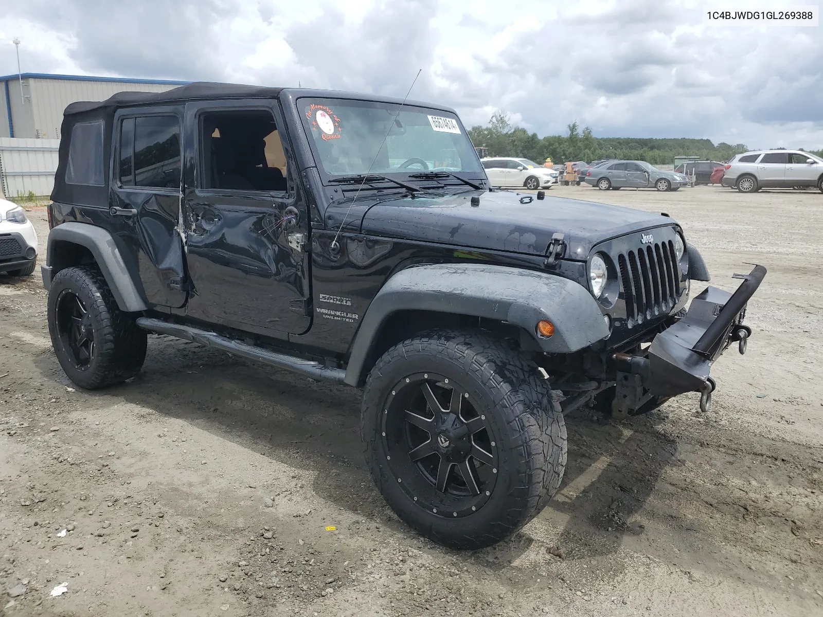 1C4BJWDG1GL269388 2016 Jeep Wrangler Unlimited Sport