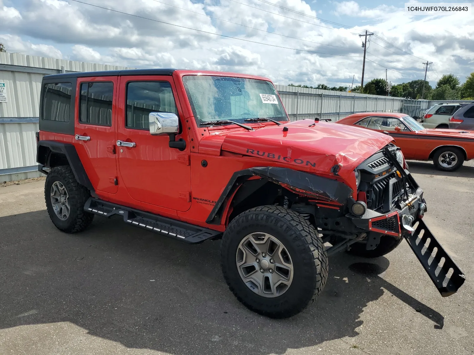 2016 Jeep Wrangler Unlimited Rubicon VIN: 1C4HJWFG7GL266843 Lot: 65948734