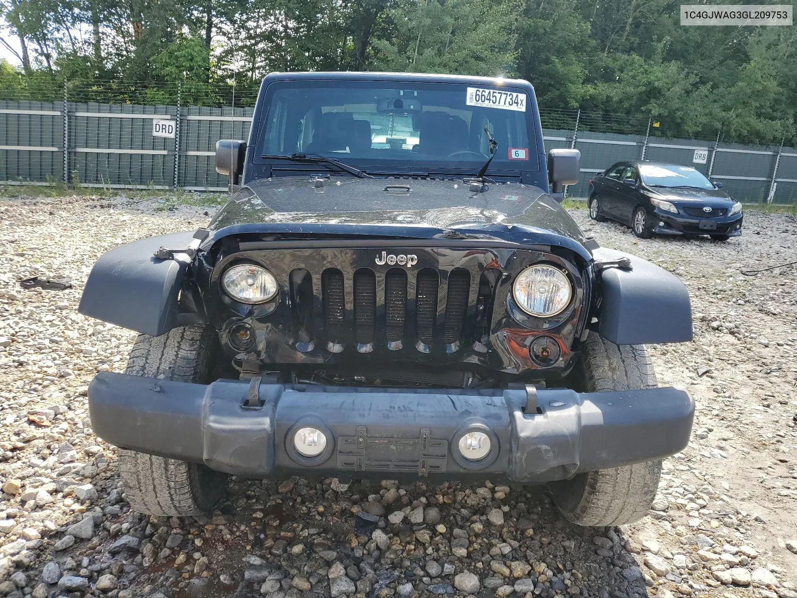 1C4GJWAG3GL209753 2016 Jeep Wrangler Sport