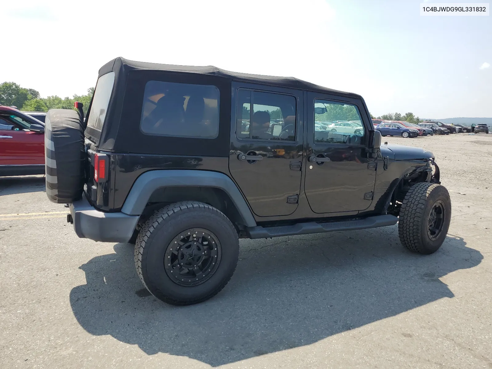 2016 Jeep Wrangler Unlimited Sport VIN: 1C4BJWDG9GL331832 Lot: 67354914