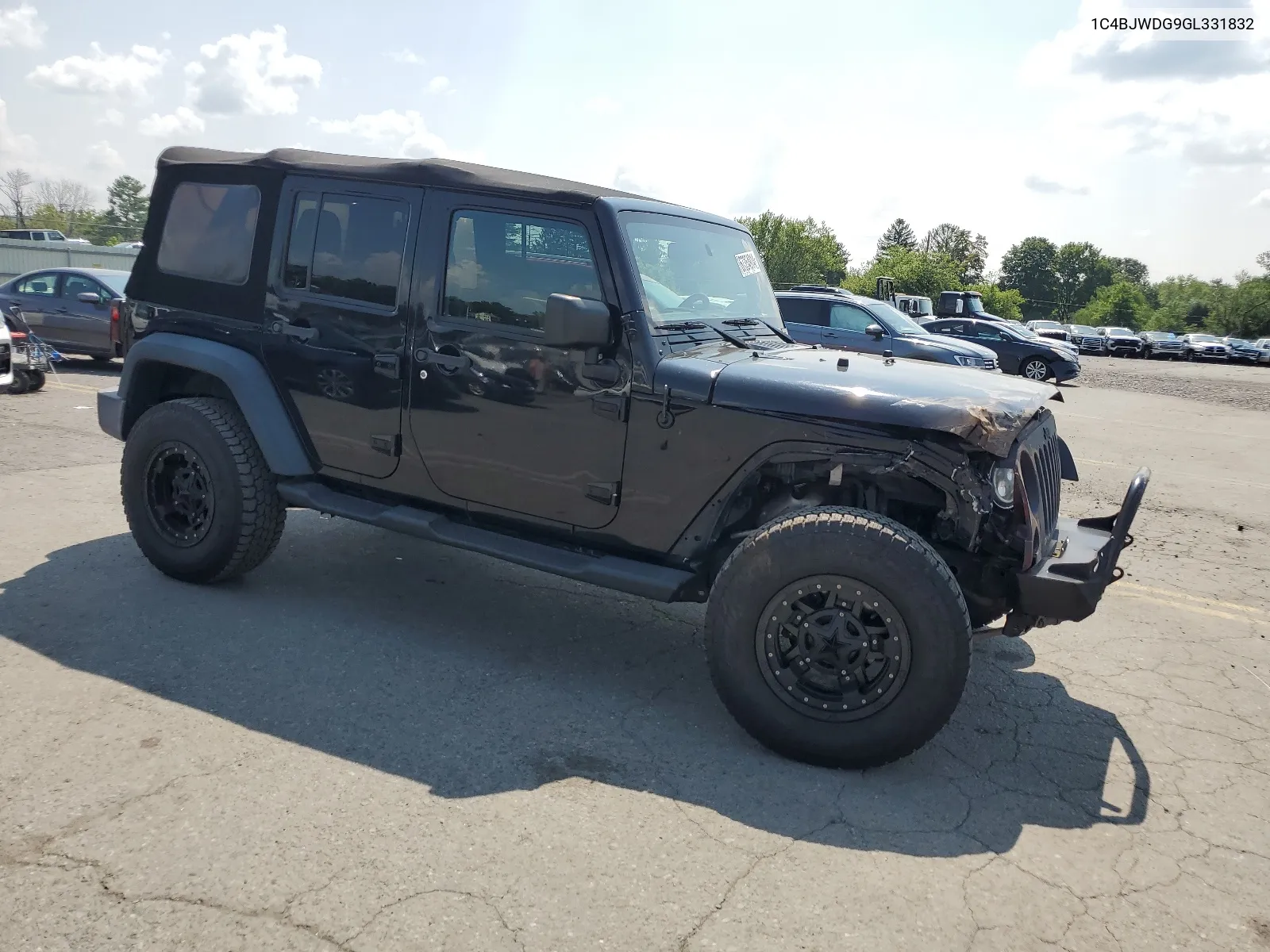 2016 Jeep Wrangler Unlimited Sport VIN: 1C4BJWDG9GL331832 Lot: 67354914