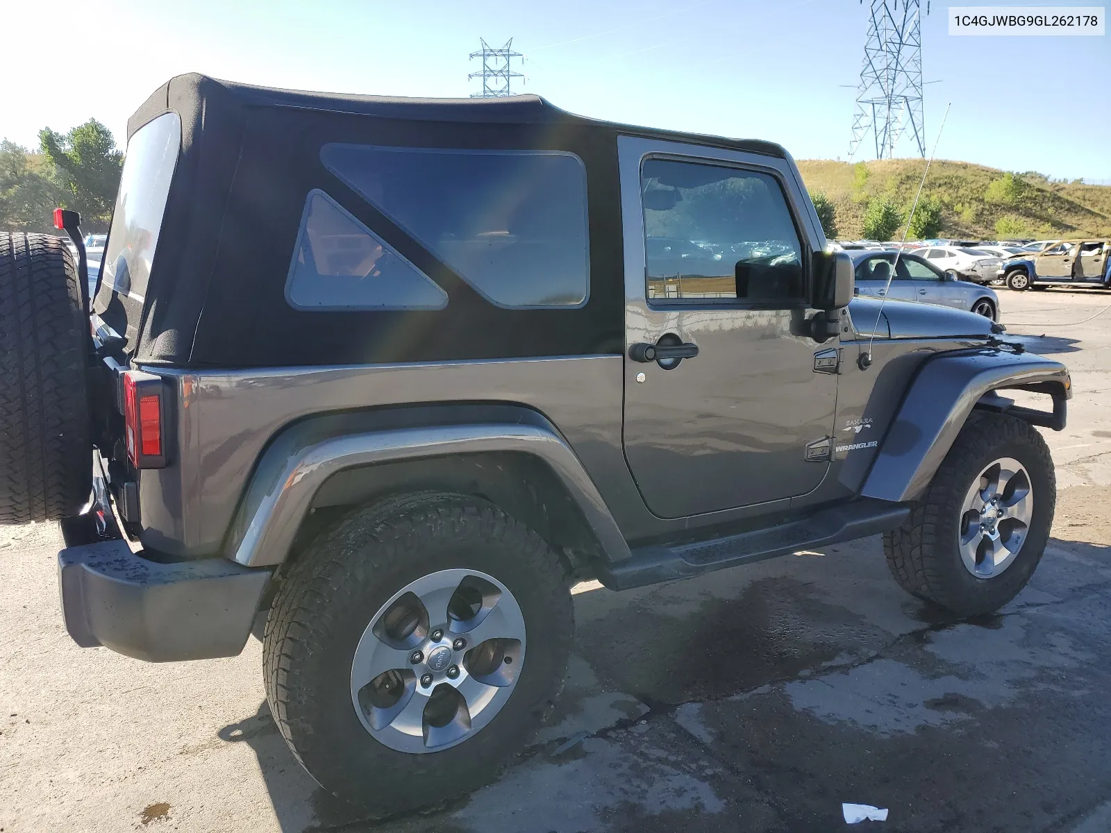 2016 Jeep Wrangler Sahara VIN: 1C4GJWBG9GL262178 Lot: 67410164