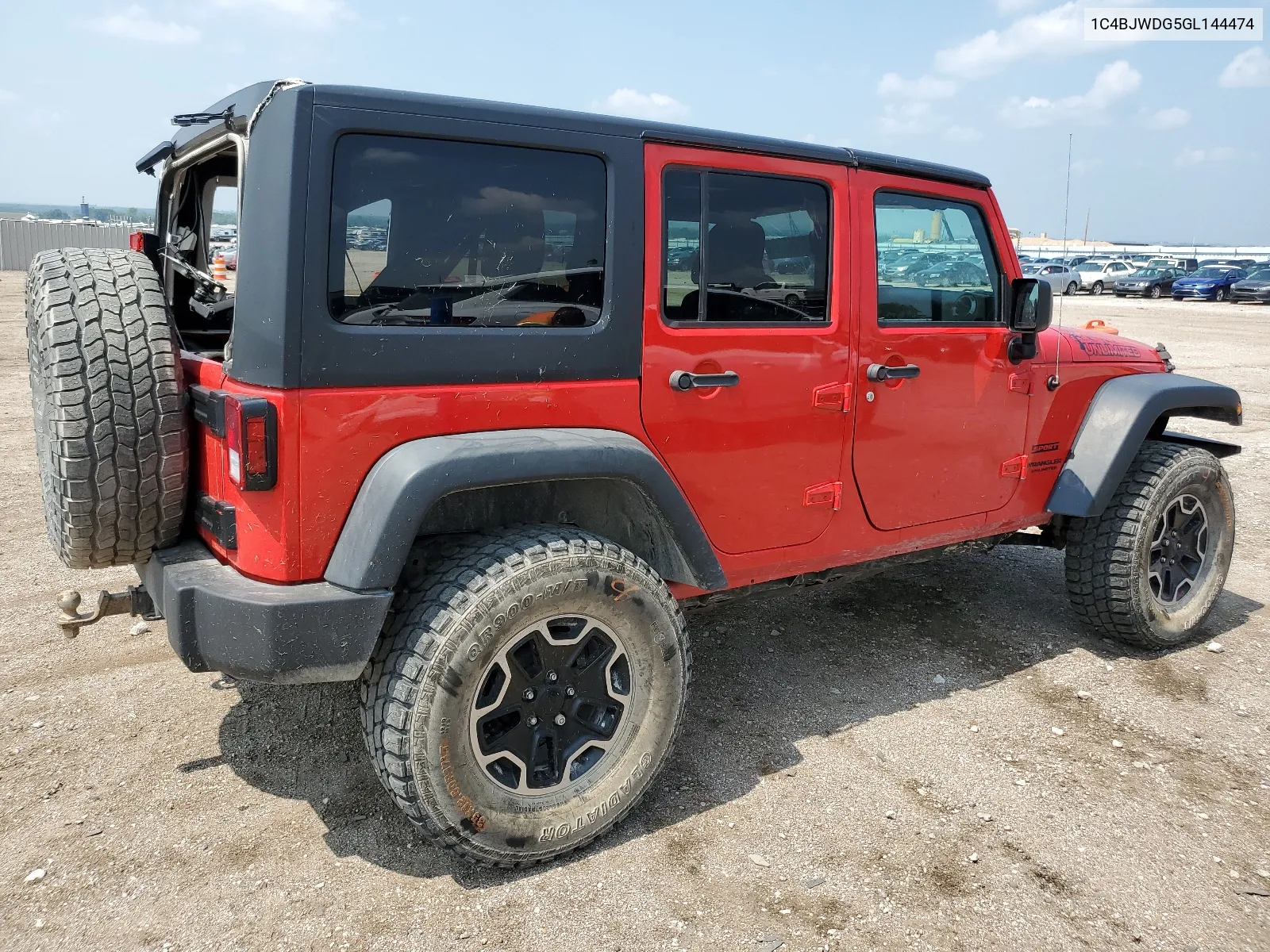 1C4BJWDG5GL144474 2016 Jeep Wrangler Unlimited Sport