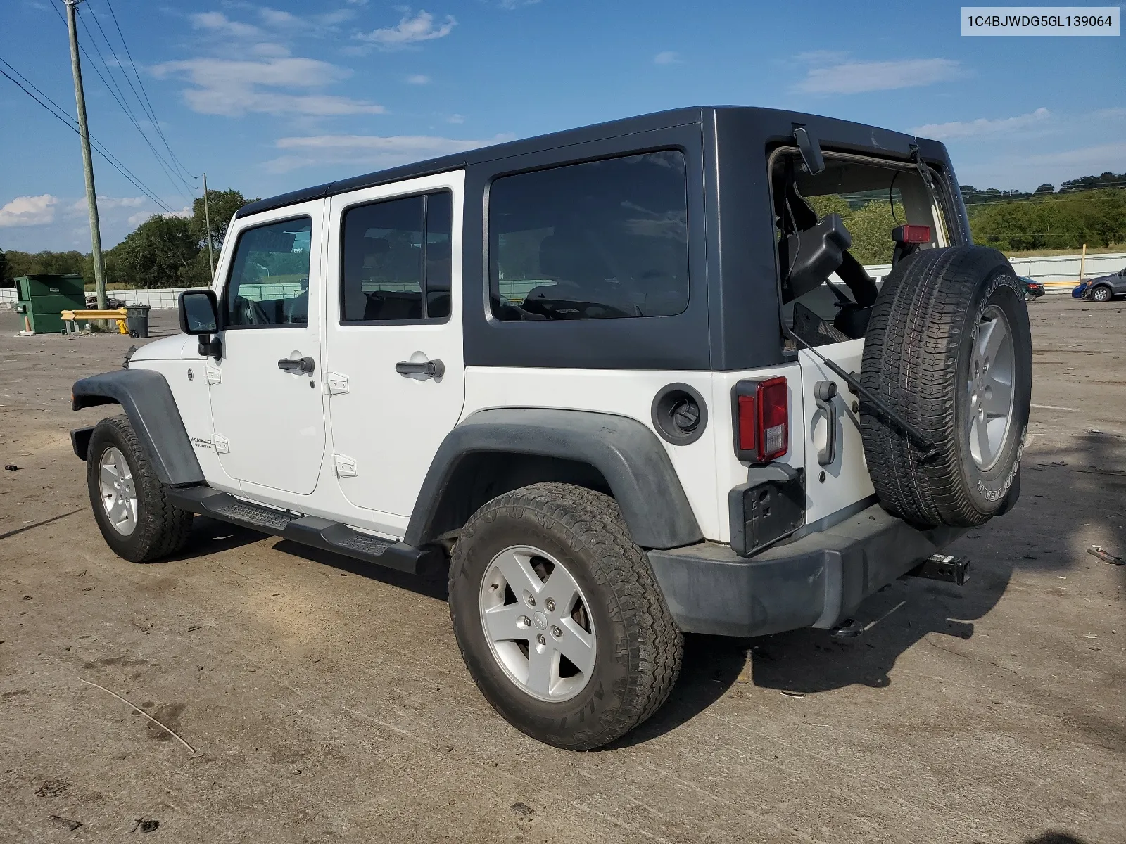 1C4BJWDG5GL139064 2016 Jeep Wrangler Unlimited Sport