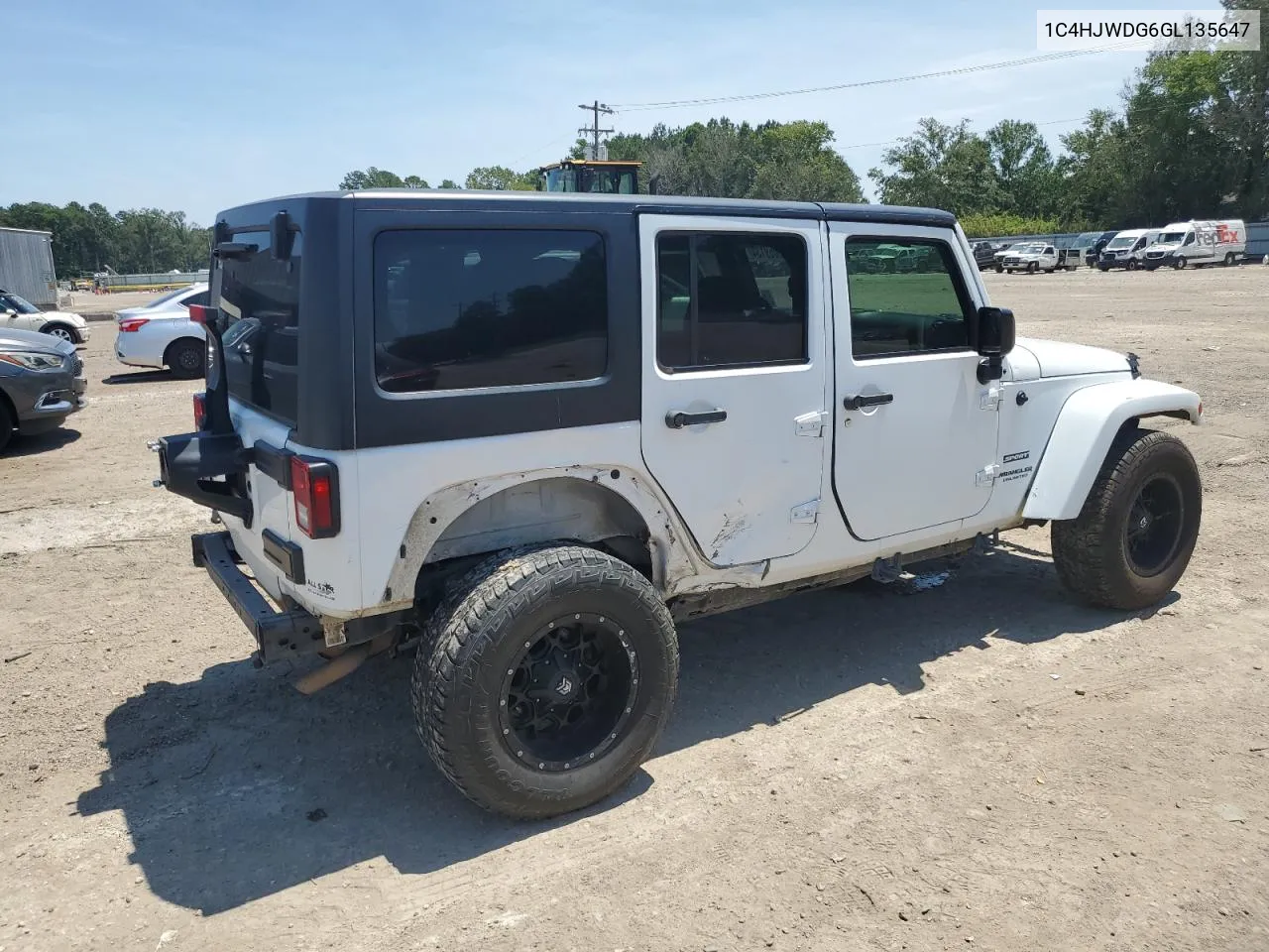 2016 Jeep Wrangler Unlimited Sport VIN: 1C4HJWDG6GL135647 Lot: 68069134