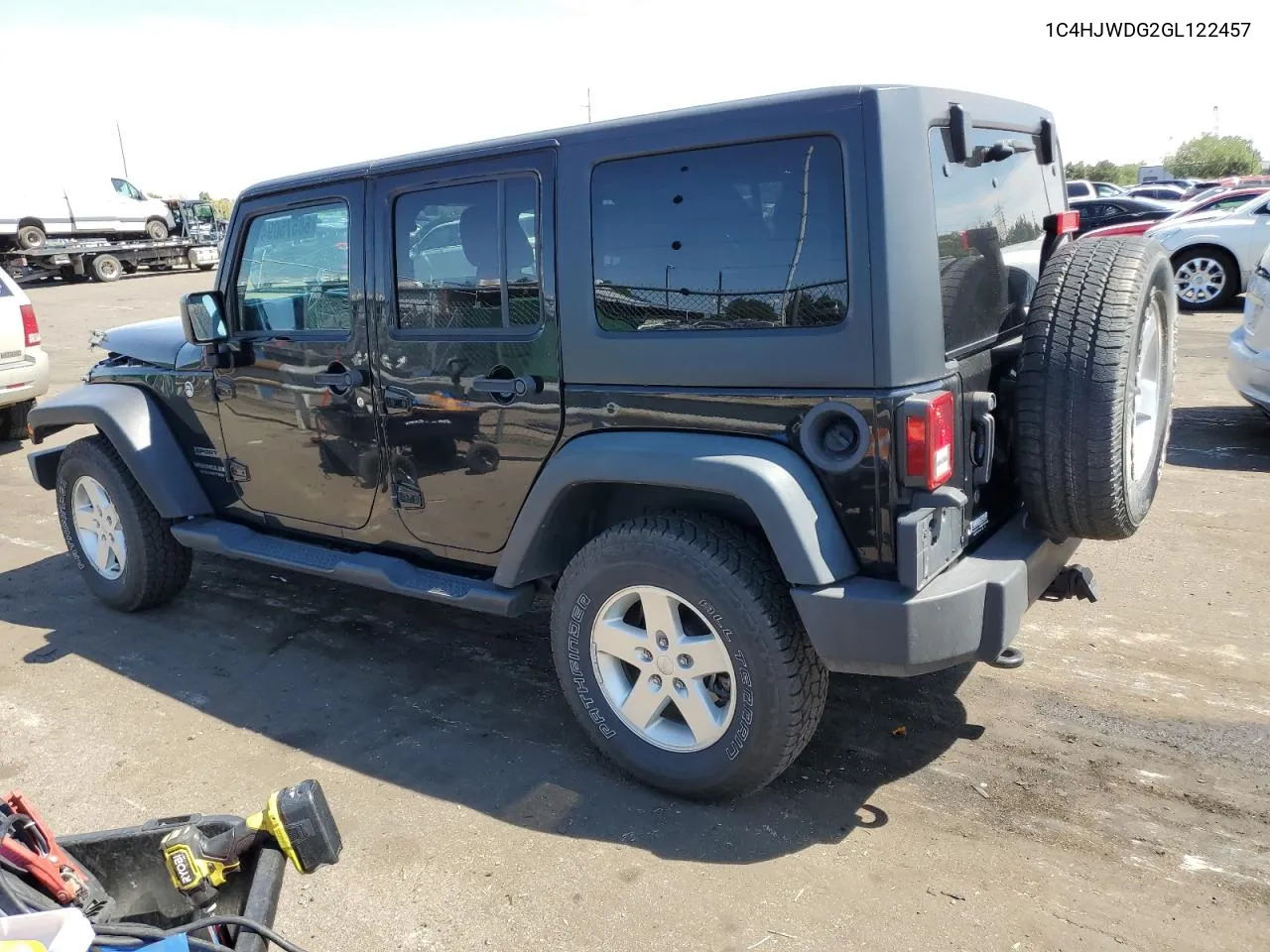 2016 Jeep Wrangler Unlimited Sport VIN: 1C4HJWDG2GL122457 Lot: 68575094