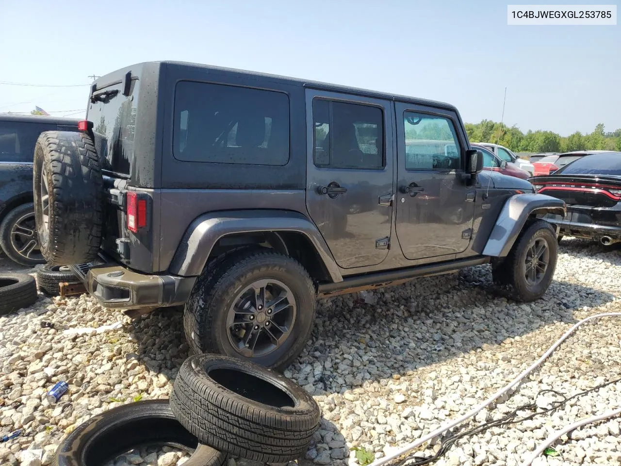 2016 Jeep Wrangler Unlimited Sahara VIN: 1C4BJWEGXGL253785 Lot: 68618394