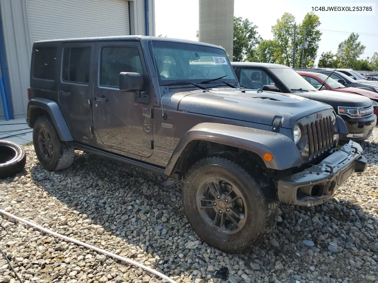 2016 Jeep Wrangler Unlimited Sahara VIN: 1C4BJWEGXGL253785 Lot: 68618394