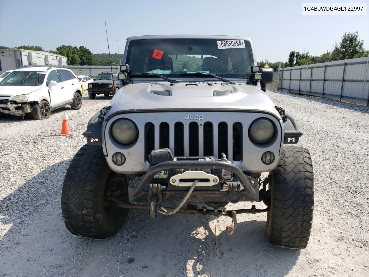 2016 Jeep Wrangler Unlimited Sport VIN: 1C4BJWDG4GL122997 Lot: 68650594