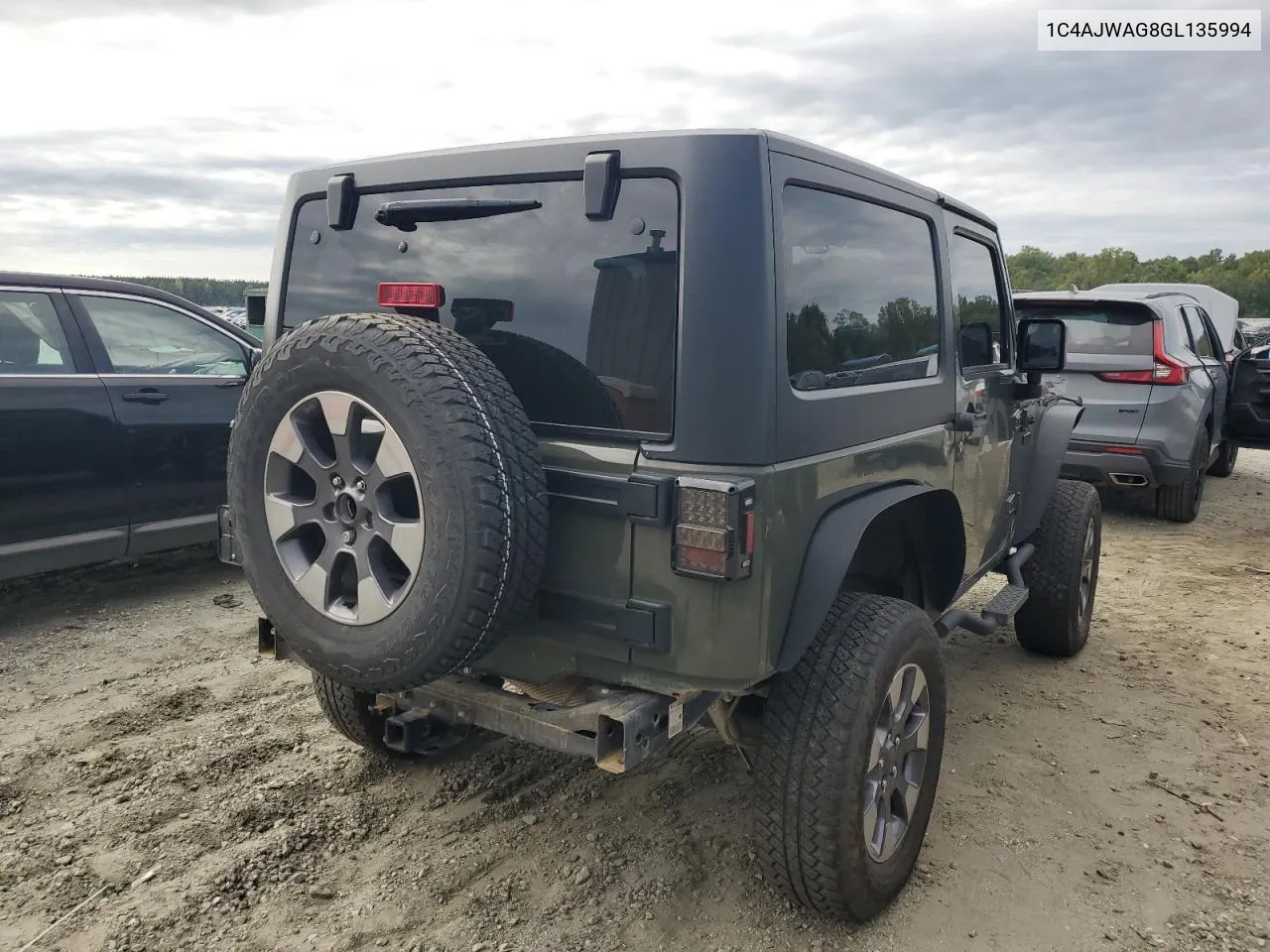 2016 Jeep Wrangler Sport VIN: 1C4AJWAG8GL135994 Lot: 68660784