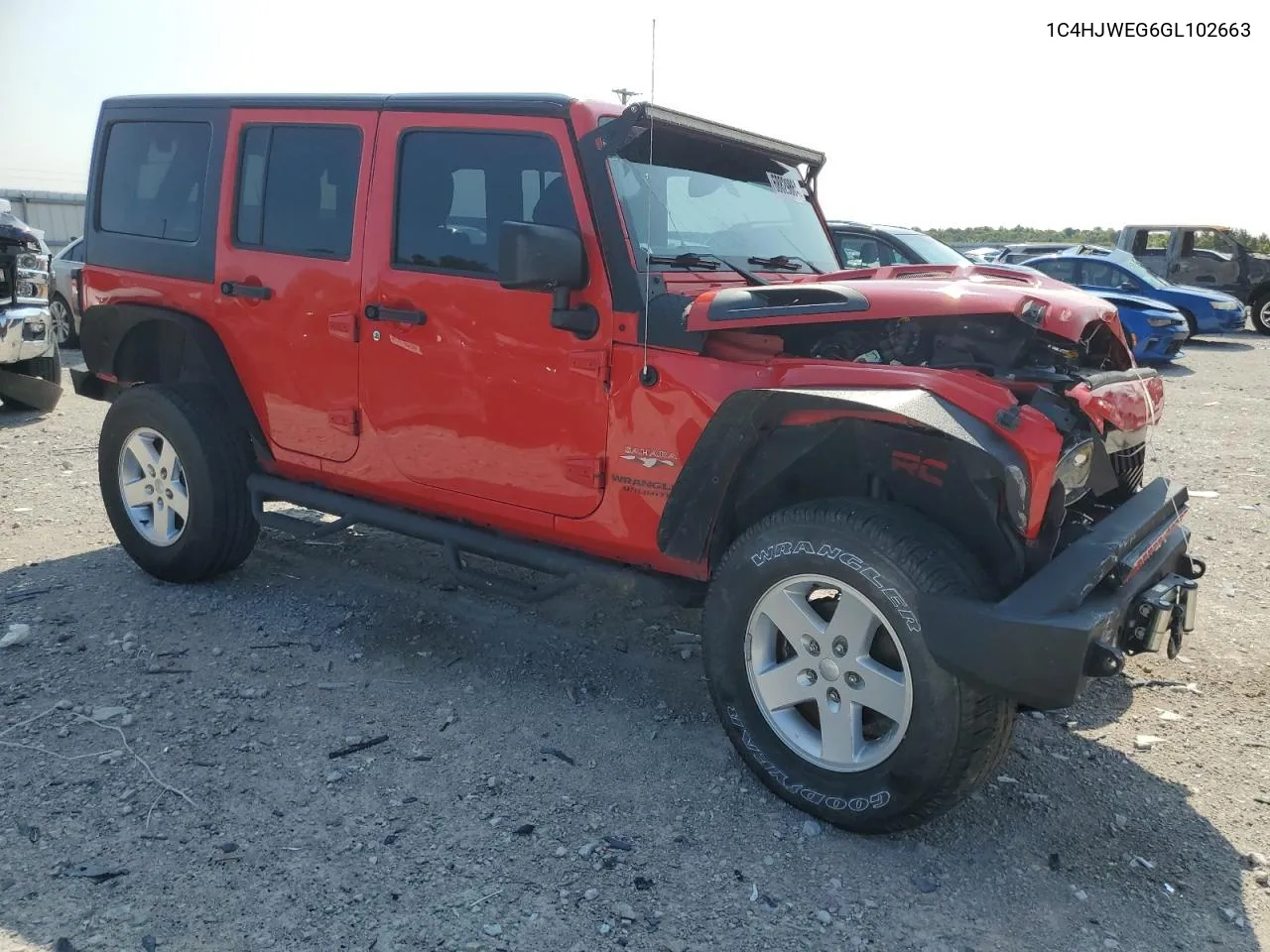 2016 Jeep Wrangler Unlimited Sahara VIN: 1C4HJWEG6GL102663 Lot: 68829864