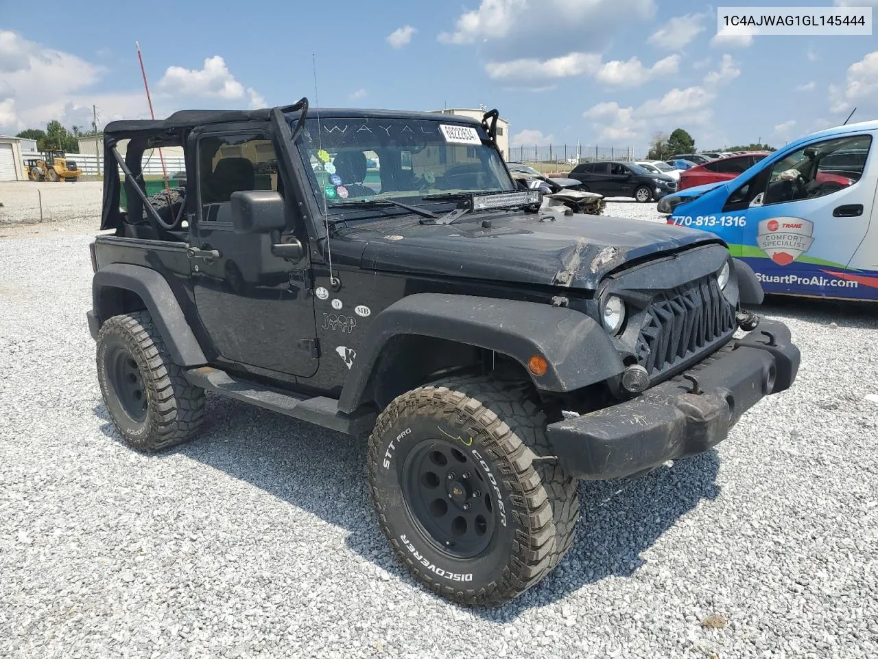 2016 Jeep Wrangler Sport VIN: 1C4AJWAG1GL145444 Lot: 69222634