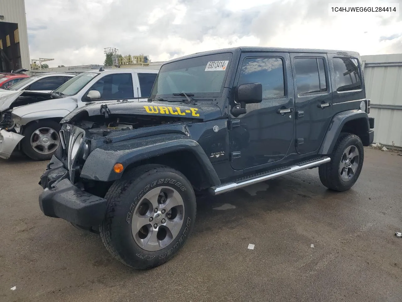 2016 Jeep Wrangler Unlimited Sahara VIN: 1C4HJWEG6GL284414 Lot: 69313414