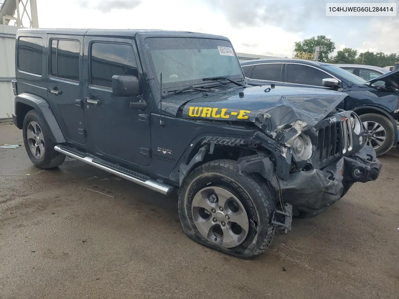 2016 Jeep Wrangler Unlimited Sahara VIN: 1C4HJWEG6GL284414 Lot: 69313414