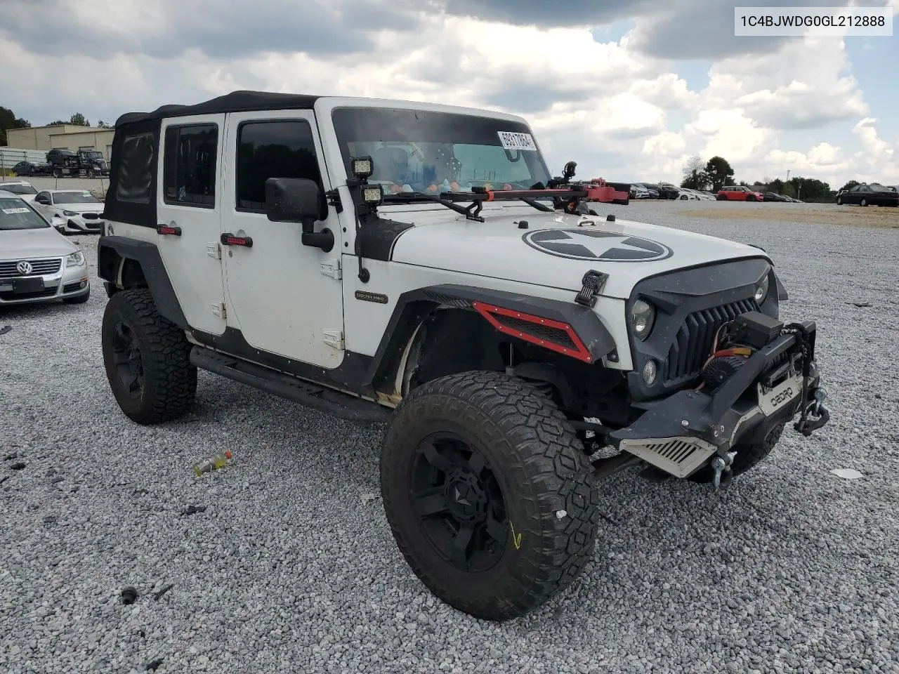 1C4BJWDG0GL212888 2016 Jeep Wrangler Unlimited Sport