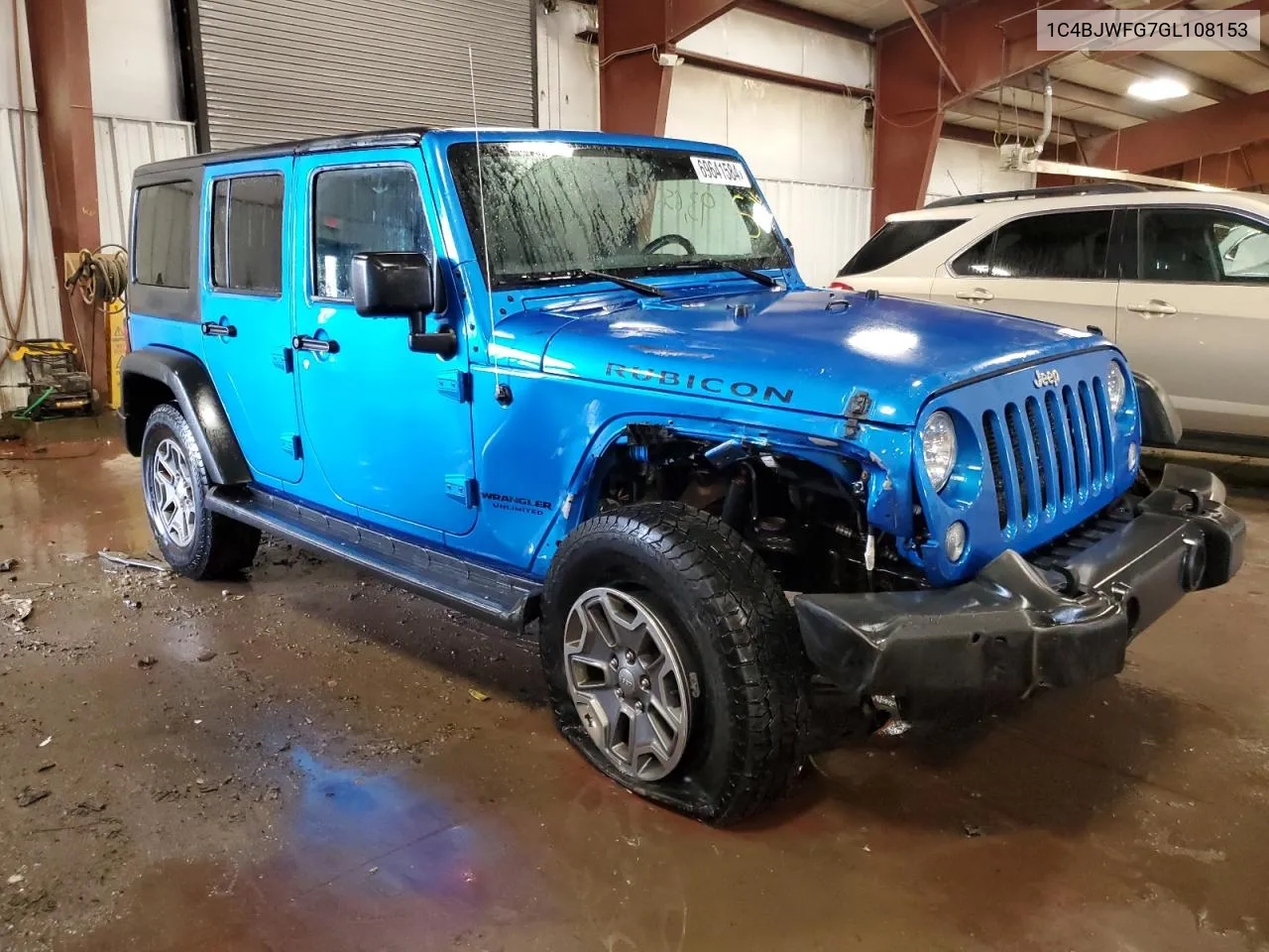 2016 Jeep Wrangler Unlimited Rubicon VIN: 1C4BJWFG7GL108153 Lot: 69641584