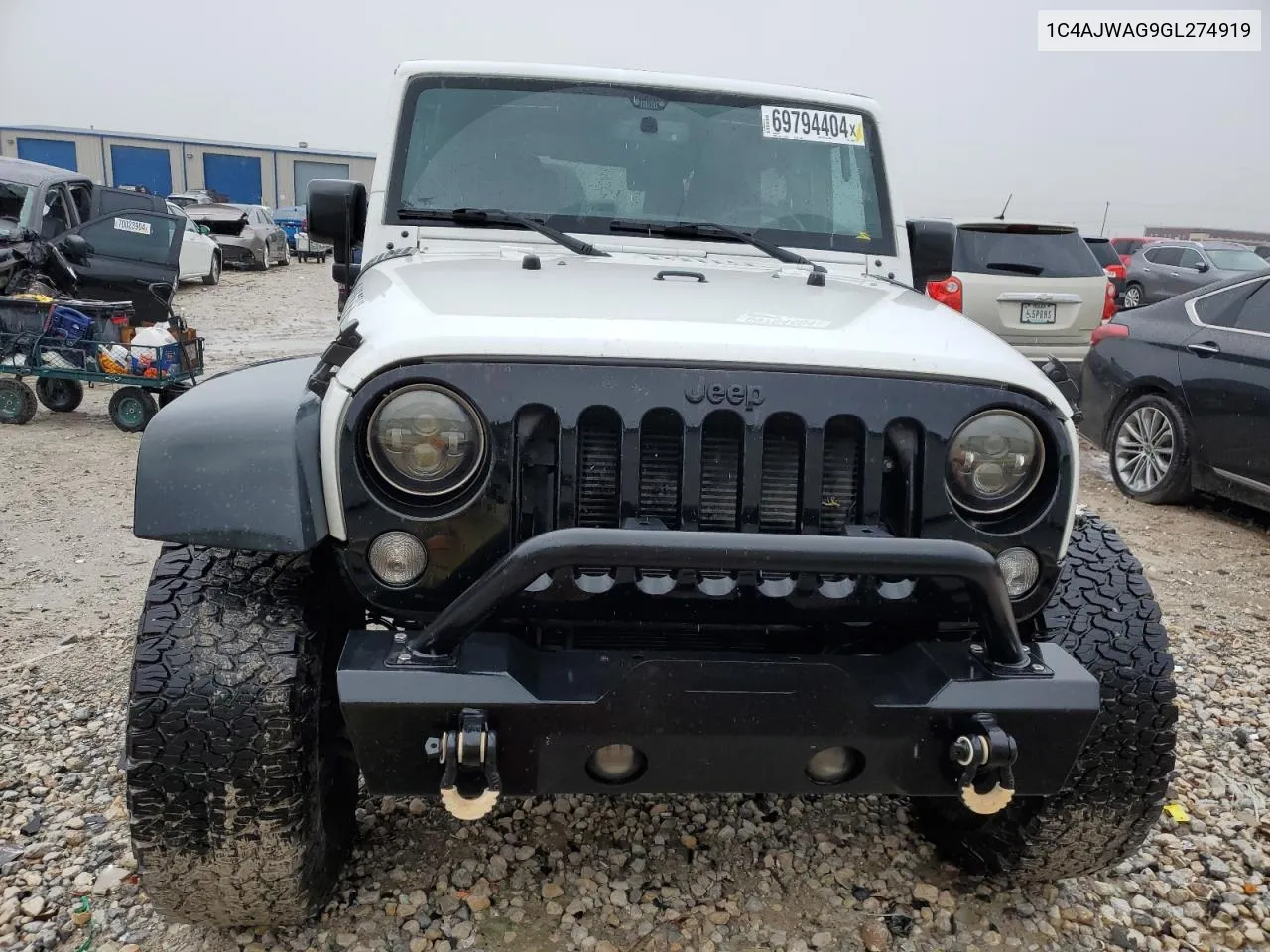 2016 Jeep Wrangler Sport VIN: 1C4AJWAG9GL274919 Lot: 69794404