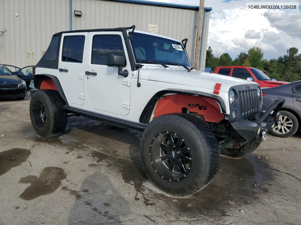 1C4BJWDG2GL126028 2016 Jeep Wrangler Unlimited Sport