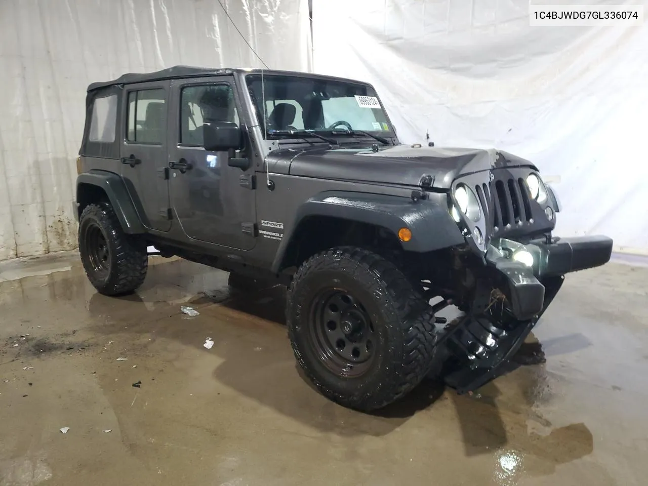 1C4BJWDG7GL336074 2016 Jeep Wrangler Unlimited Sport