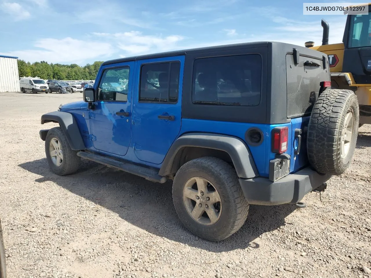 2016 Jeep Wrangler Unlimited Sport VIN: 1C4BJWDG7GL112397 Lot: 70180824