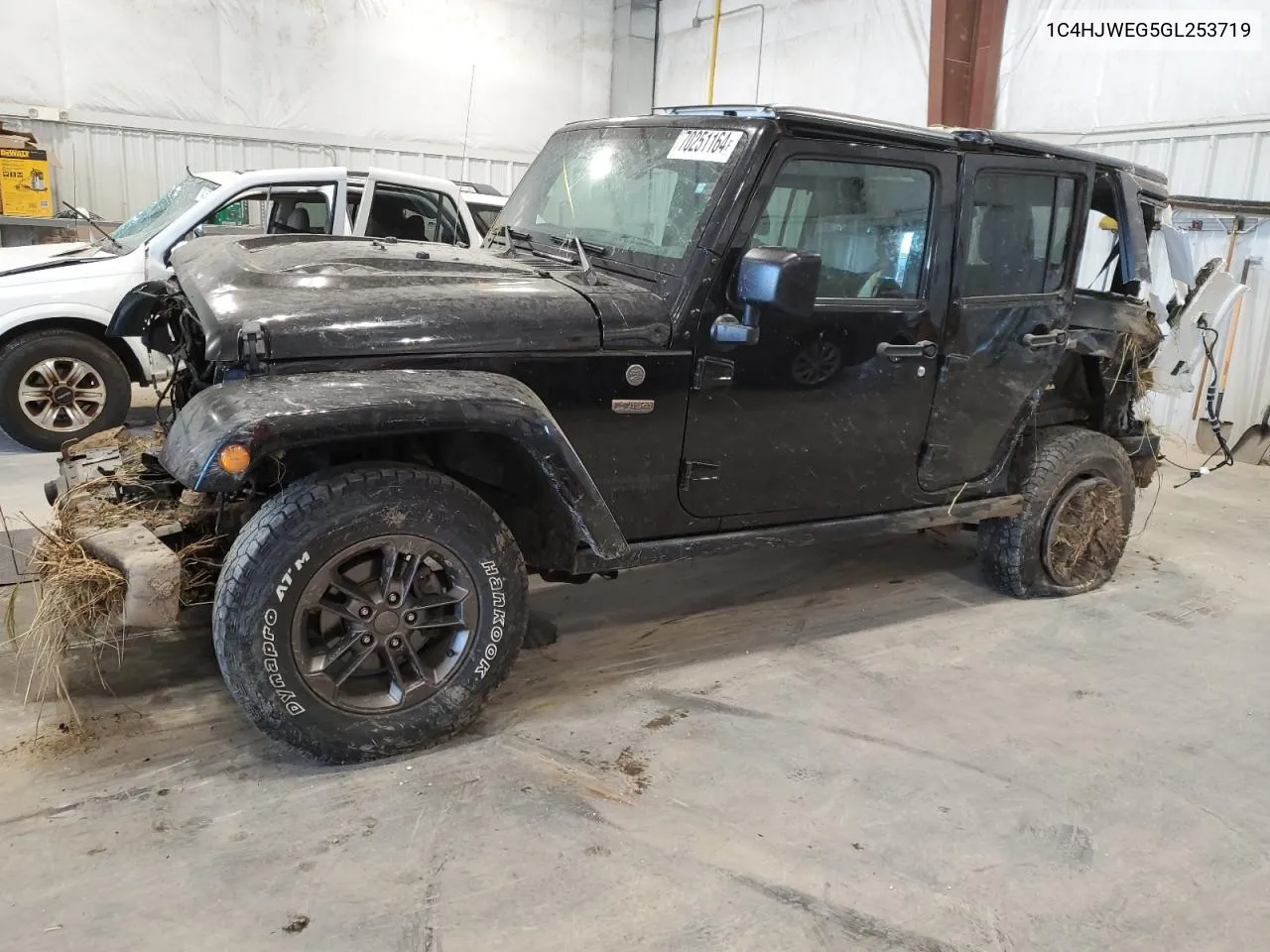 2016 Jeep Wrangler Unlimited Sahara VIN: 1C4HJWEG5GL253719 Lot: 70251164