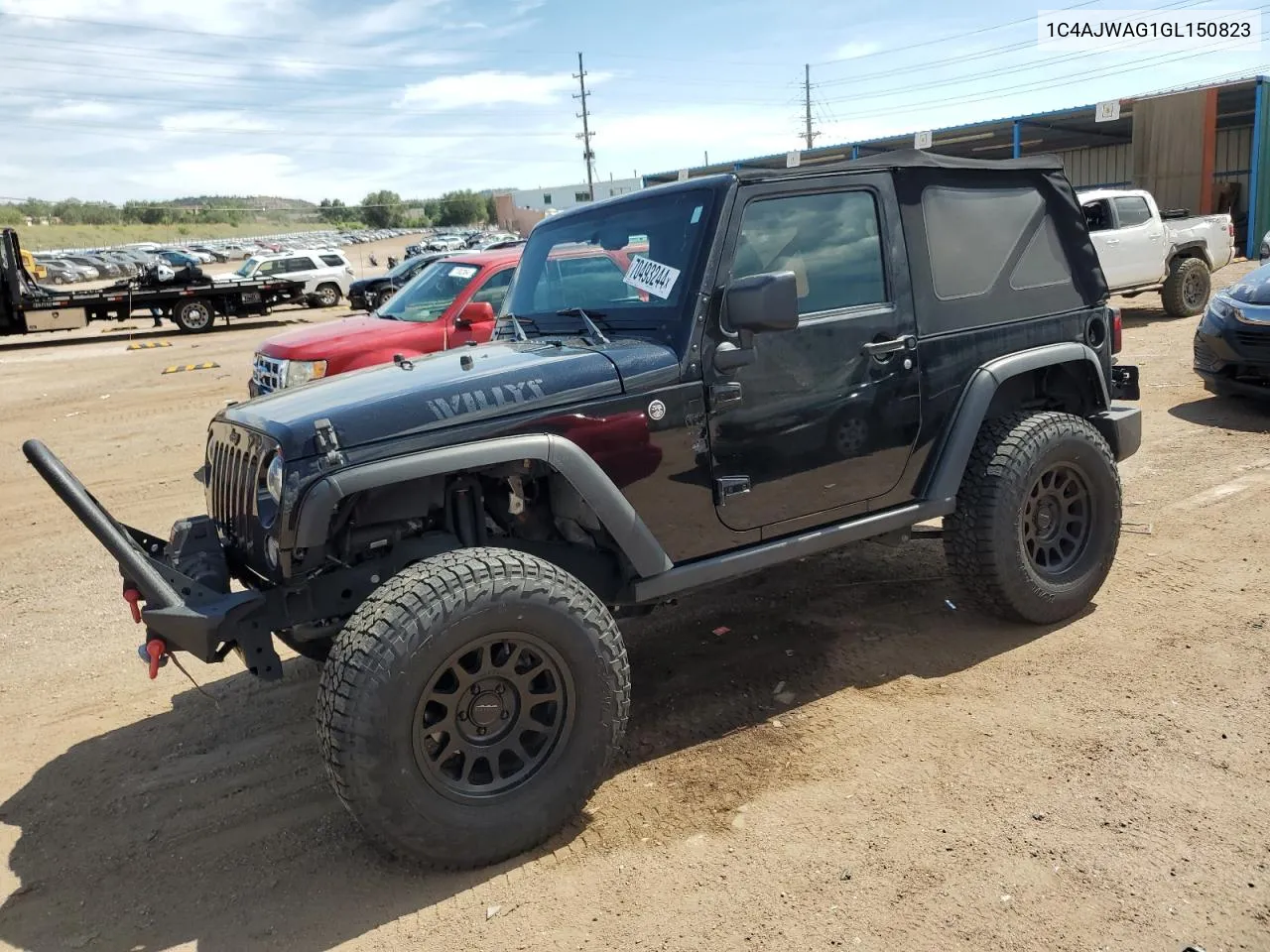 2016 Jeep Wrangler Sport VIN: 1C4AJWAG1GL150823 Lot: 70493244