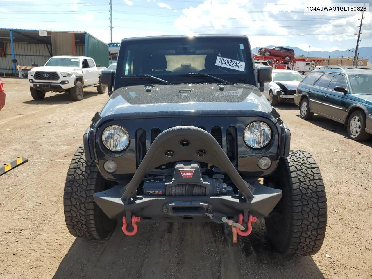 2016 Jeep Wrangler Sport VIN: 1C4AJWAG1GL150823 Lot: 70493244