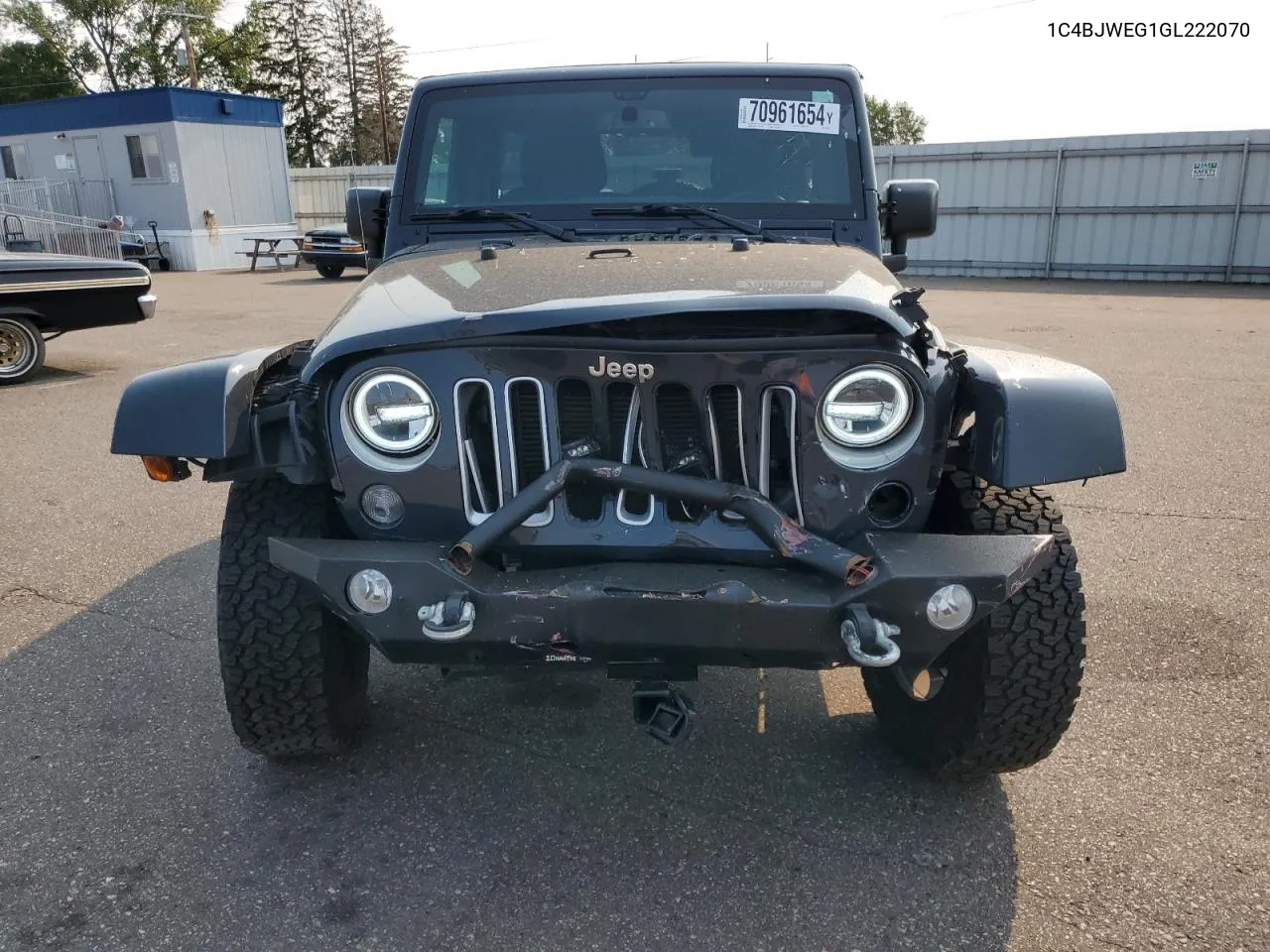 2016 Jeep Wrangler Unlimited Sahara VIN: 1C4BJWEG1GL222070 Lot: 70961654