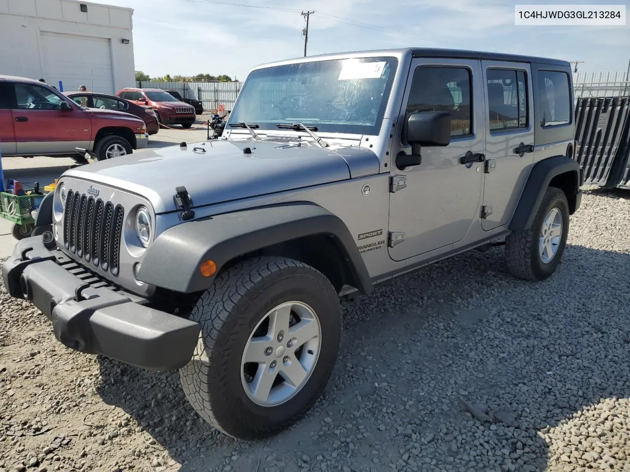 2016 Jeep Wrangler Unlimited Sport VIN: 1C4HJWDG3GL213284 Lot: 71106194