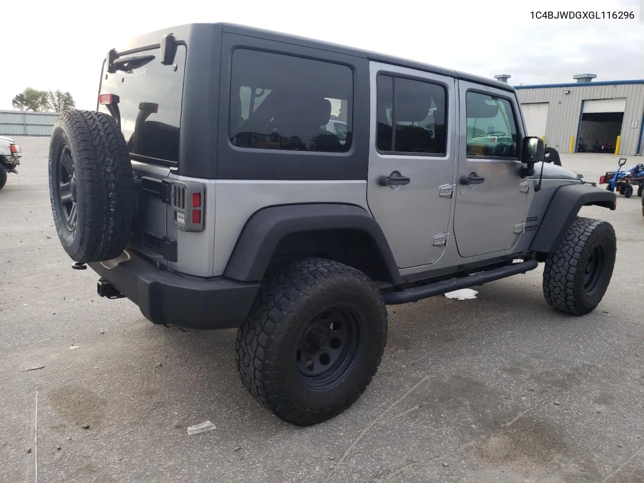 1C4BJWDGXGL116296 2016 Jeep Wrangler Unlimited Sport