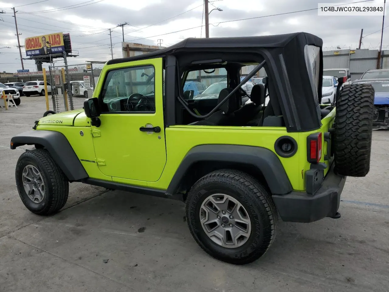 1C4BJWCG7GL293843 2016 Jeep Wrangler Rubicon