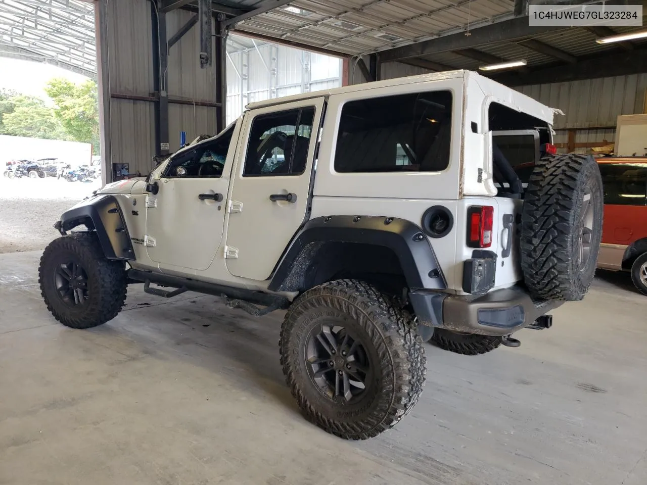 2016 Jeep Wrangler Unlimited Sahara VIN: 1C4HJWEG7GL323284 Lot: 71487244